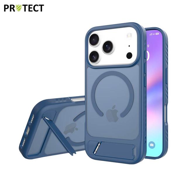 Coque MagSafe avec Support IF014 PROTECT Apple iPhone 17 Pro Bleu