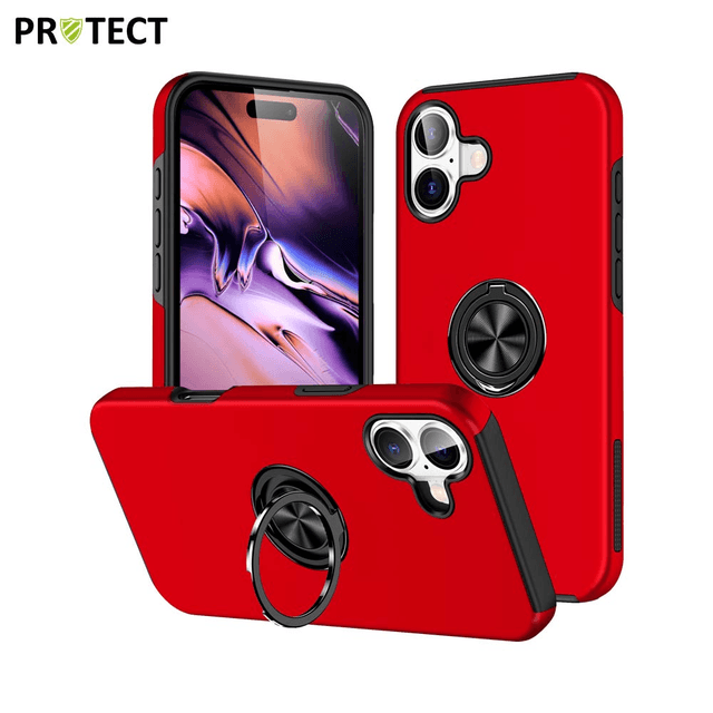 Coque PROTECT iPhone 16 Plus & iPhone 16 – Rouge