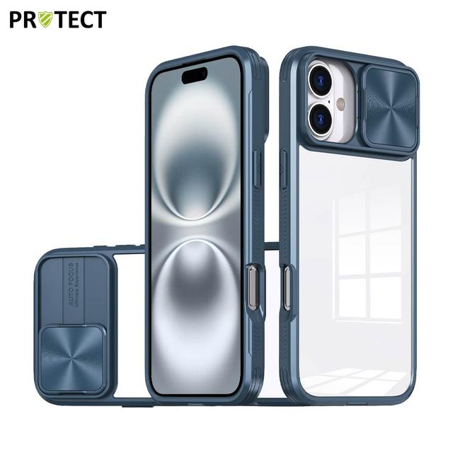 Coque IE027 PROTECT Apple iPhone 16 Bleu Marine