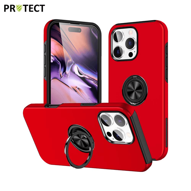 Coque PROTECT iPhone 16 Pro & iPhone 16 – Rouge