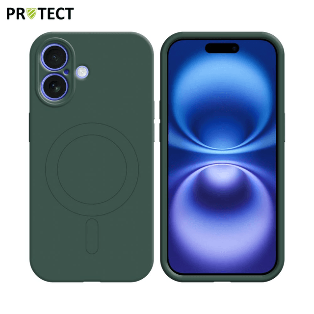 Coque IZ001 PROTECT Apple iPhone 16 Plus MagSafe Vert Foncé