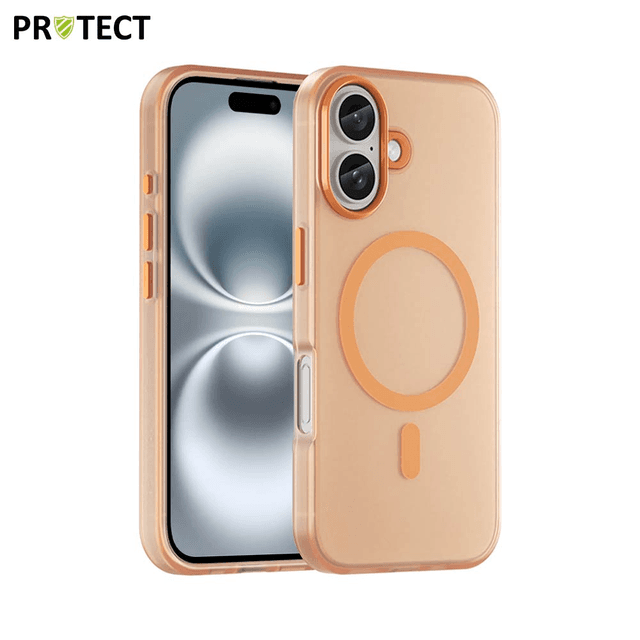 Coque MF-006 MagSafe PROTECT Apple iPhone 16 Orange