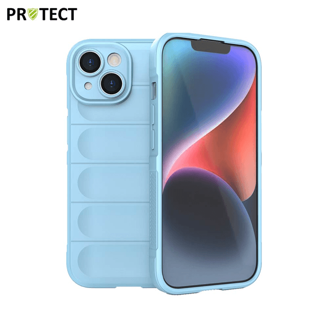 Coque IX008 PROTECT Apple iPhone 15 Bleu Clair