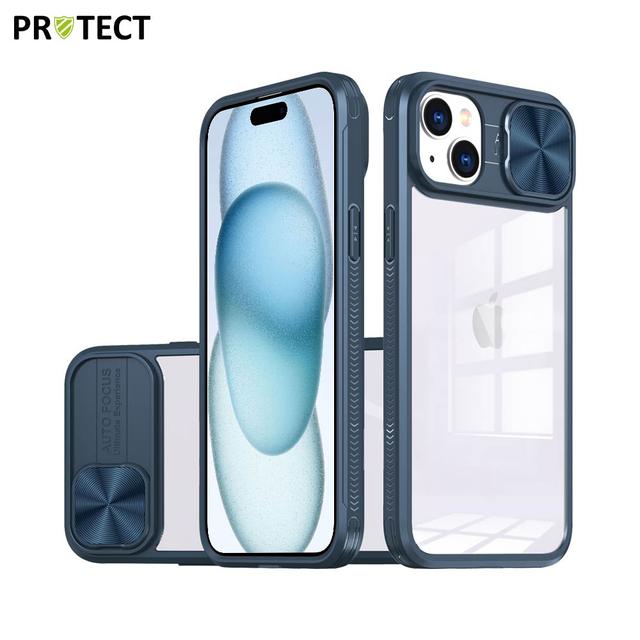 Coque PROTECT iPhone 15 Plus & iPhone 15 – Bleu