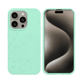 Coque biodégradable PROTECT iPhone 15 Pro & iPhone 15 – Vert Menthe