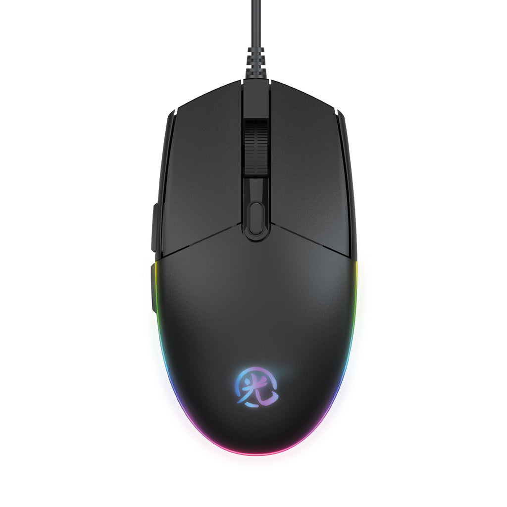 Pack 4en1 HIKARI RGB – Clavier PC AZERTY + Souris + Tapis + Casque