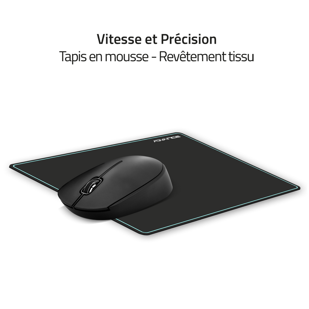 Pack Clavier + Souris Gamer Sans Fil AZERTY