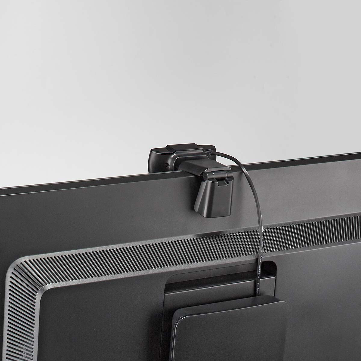 Webcam Full HD @30fps – Mise au Point Fixe, Microphone intégré – Noire